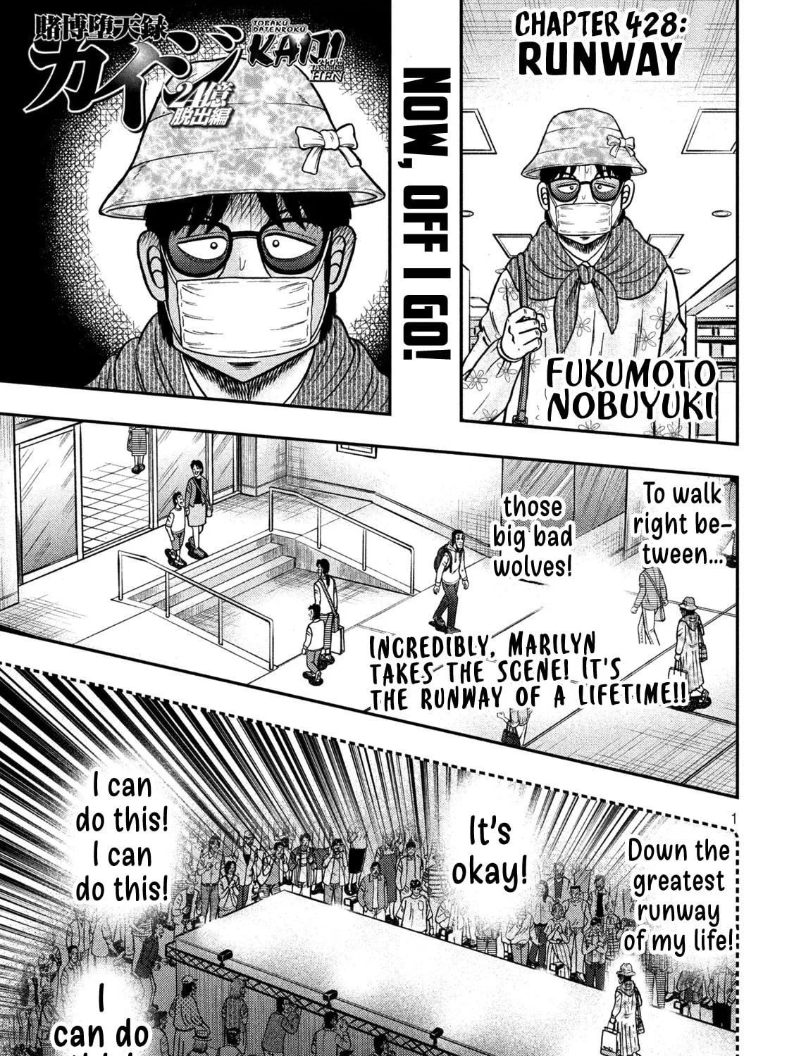 Gambling Outcast Kaiji: The 2.4 Billion Escape Arc - Kaiji Part 6 Chapter 428 page 1 - 