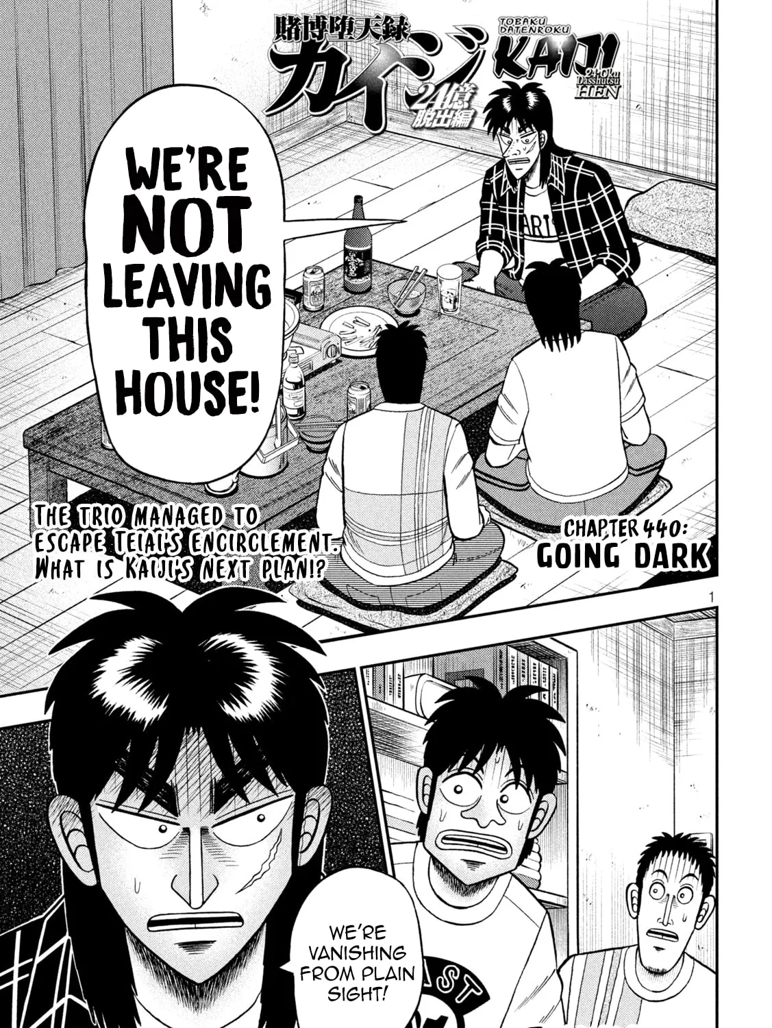 Gambling Outcast Kaiji: The 2.4 Billion Escape Arc - Kaiji Part 6 Chapter 440 page 1 - 