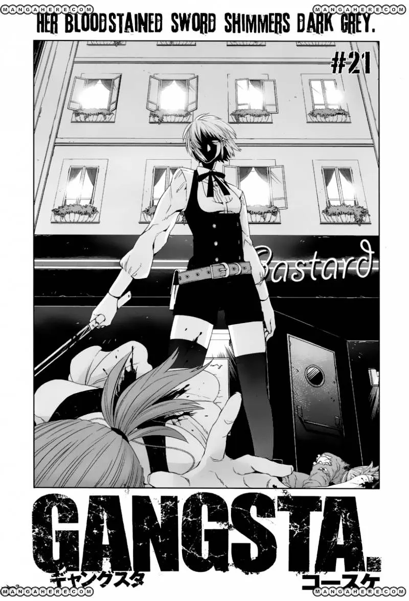Gangsta.  Manga Chapter 21 page 4 - 