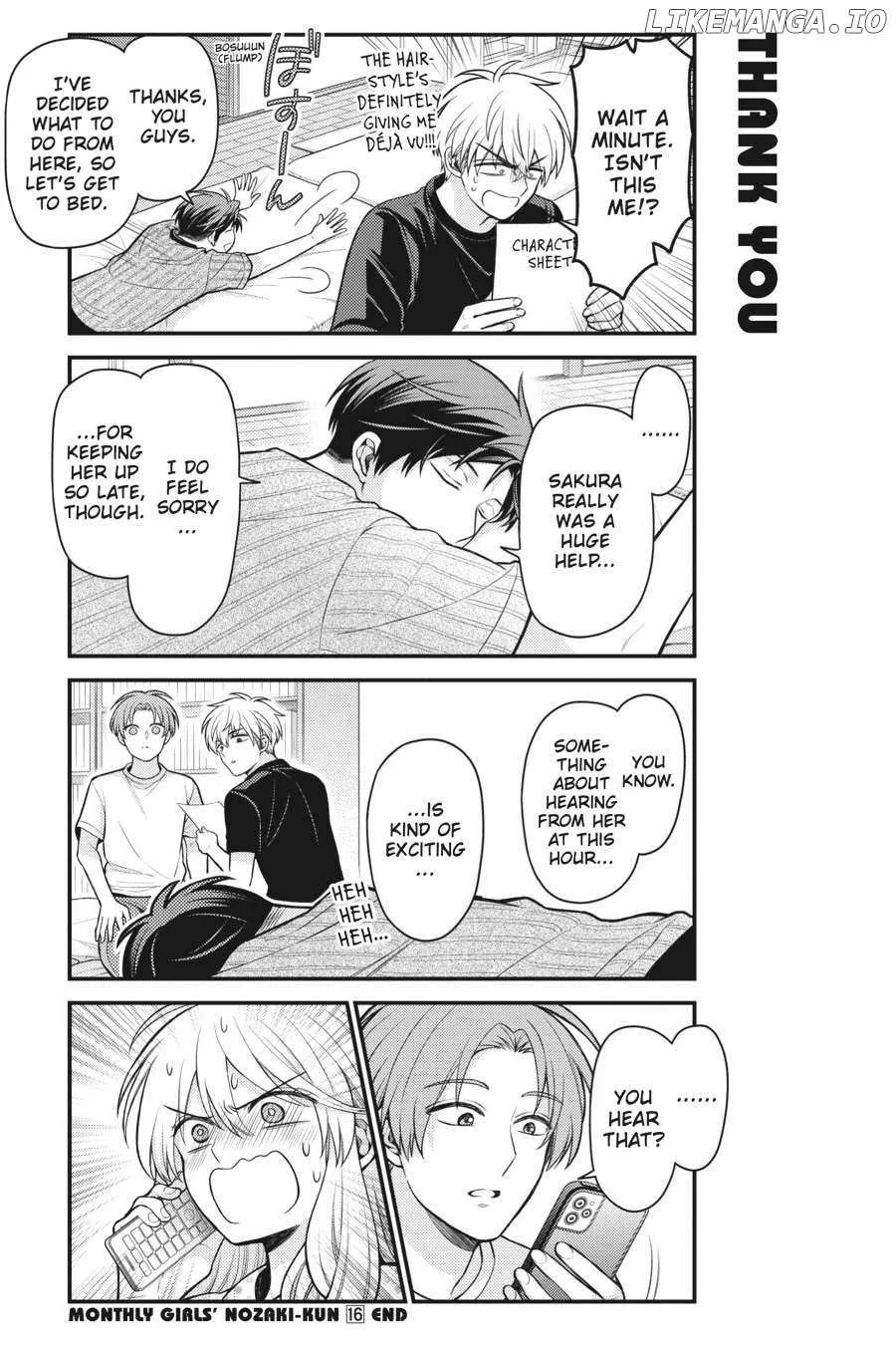 Gekkan Shoujo Nozaki-kun Chapter 158 page 15 - 