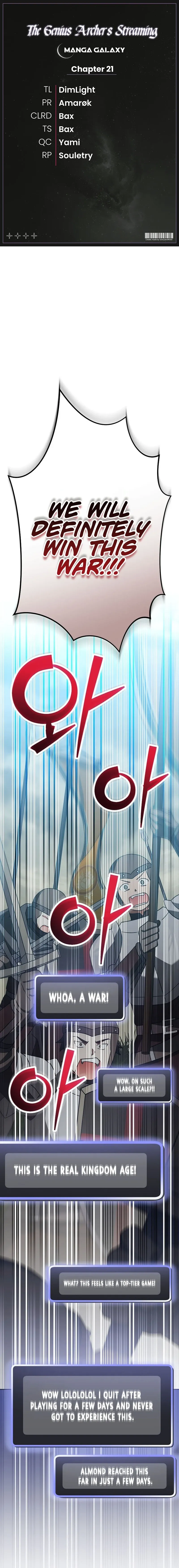 Genius Archer’s Livestreaming Chapter 21 page 1 - 