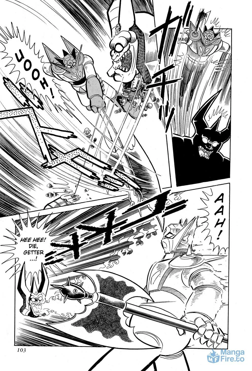 Getter Robo G Chapter 1 page 103 - 