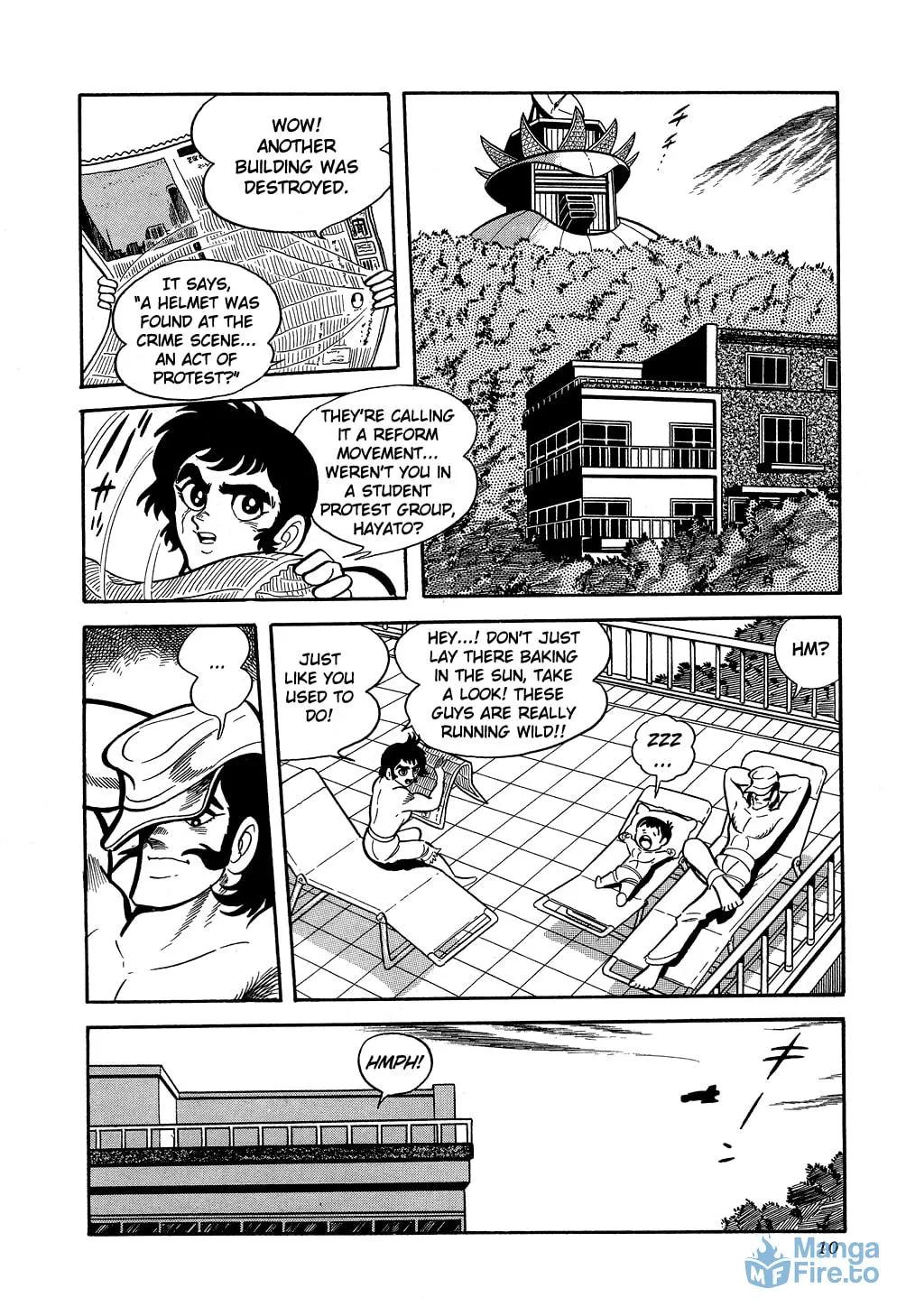 Getter Robo G Chapter 1 page 13 - 
