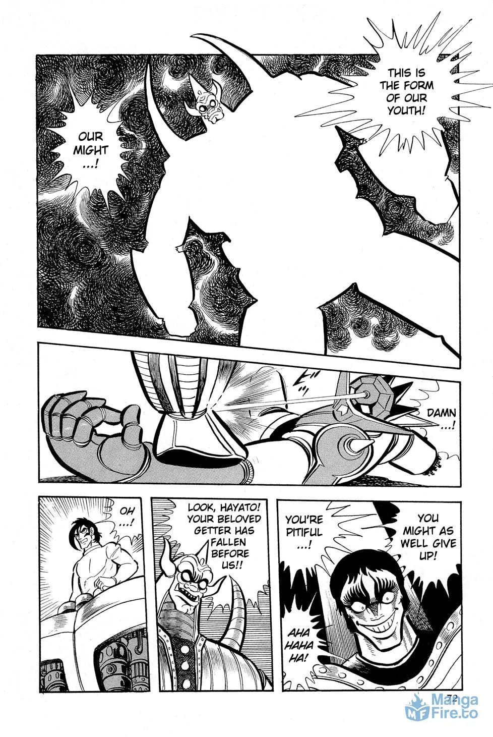 Getter Robo G Chapter 1 page 73 - 