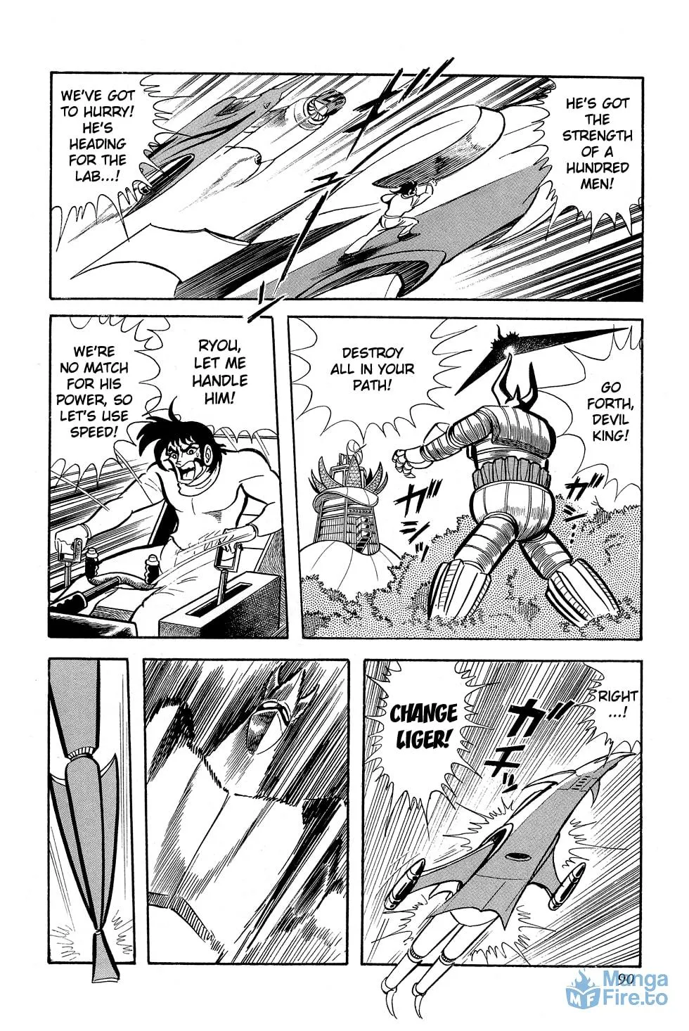 Getter Robo G Chapter 1 page 91 - 