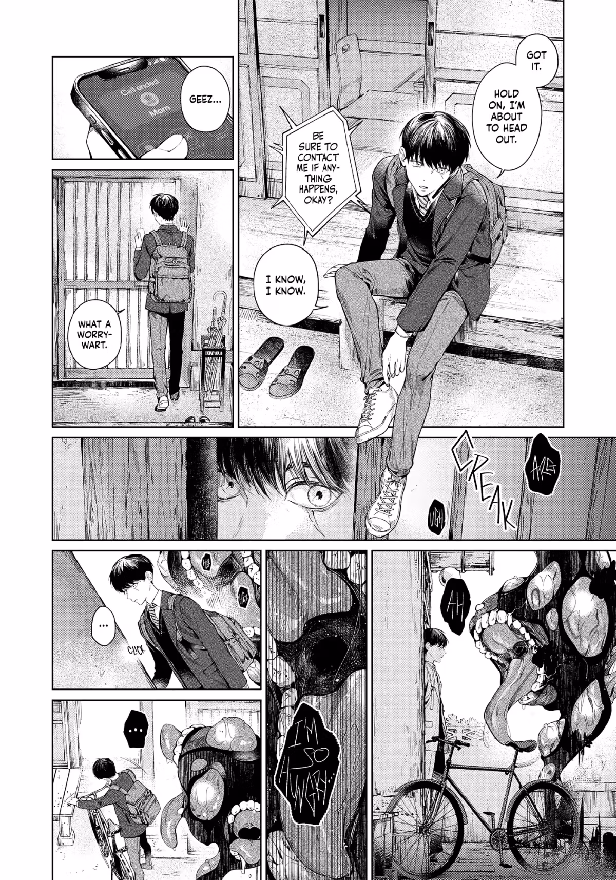 Ghoul Work, Kurose Chapter 1 page 6 - 