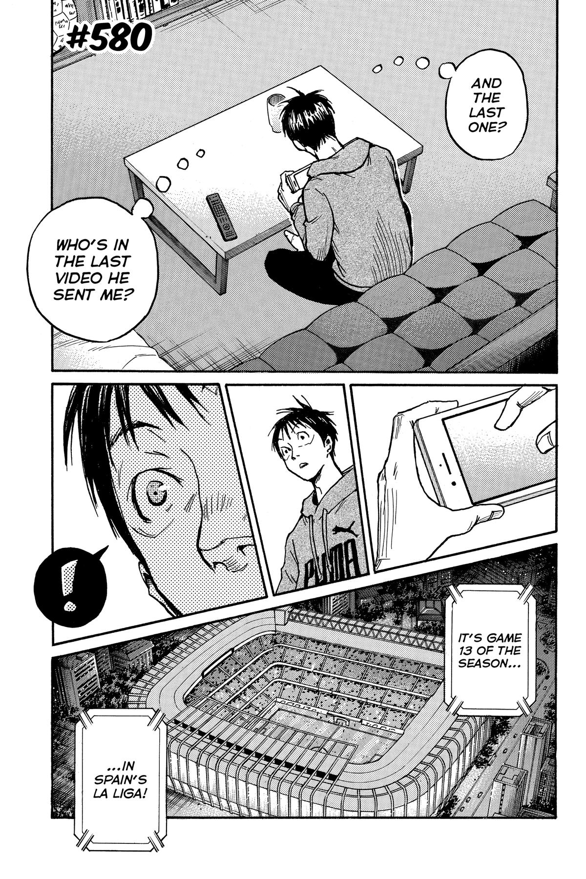 Giant Killing Chapter 580 page 1 - 