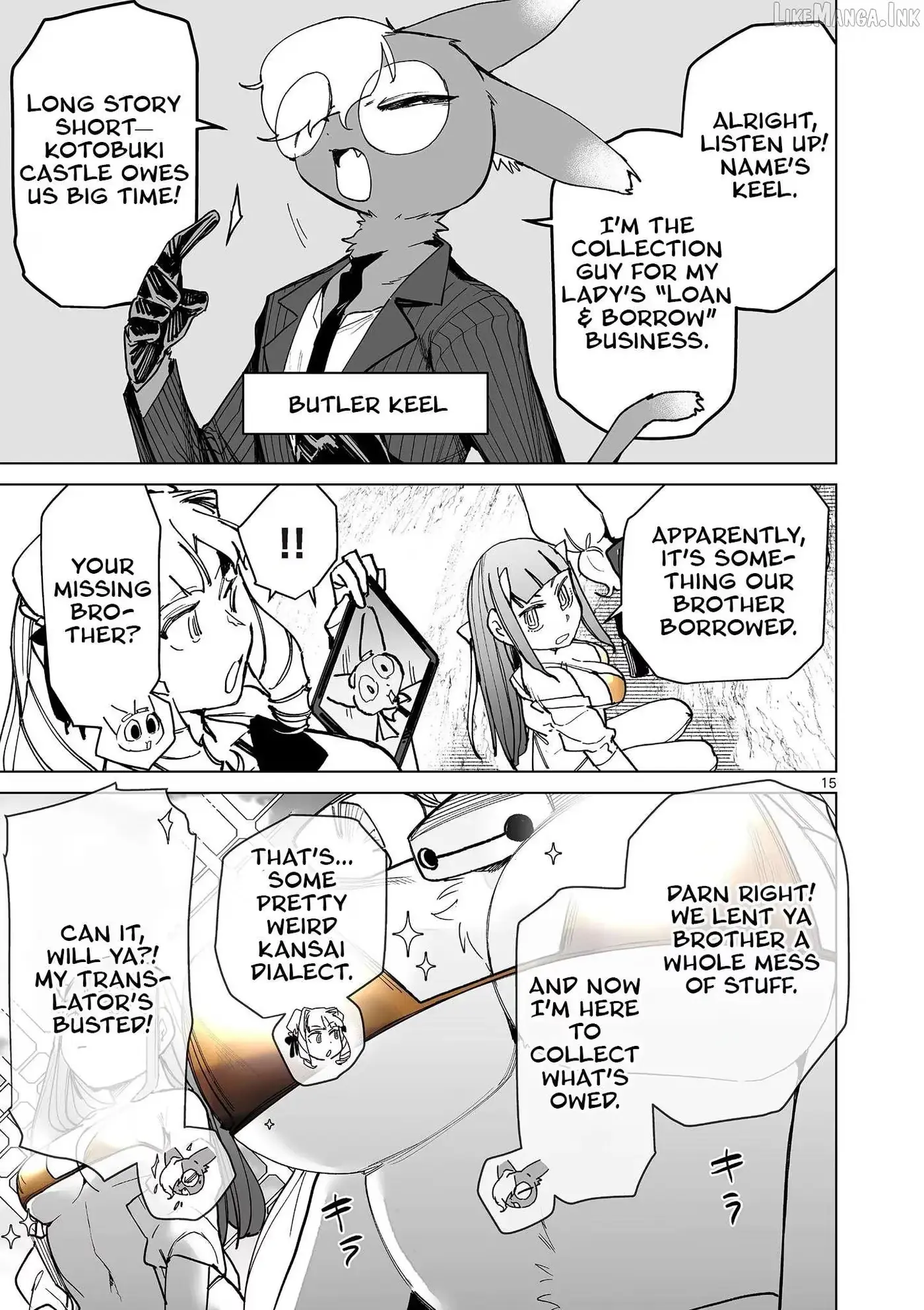 Giant Ojō-sama Chapter 145 page 15 - 