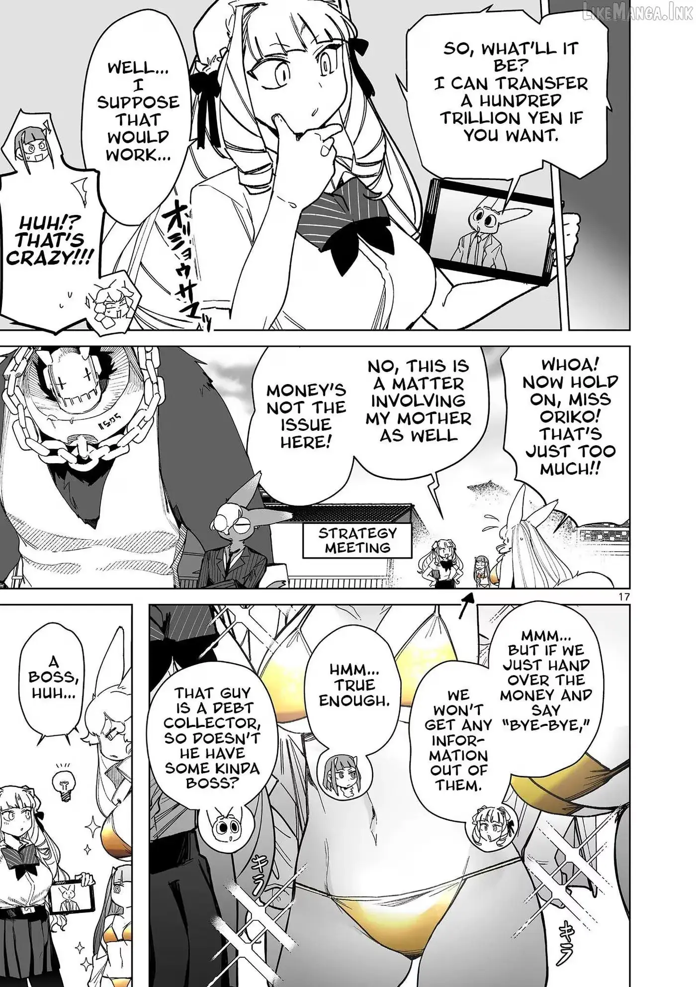 Giant Ojō-sama Chapter 145 page 17 - 