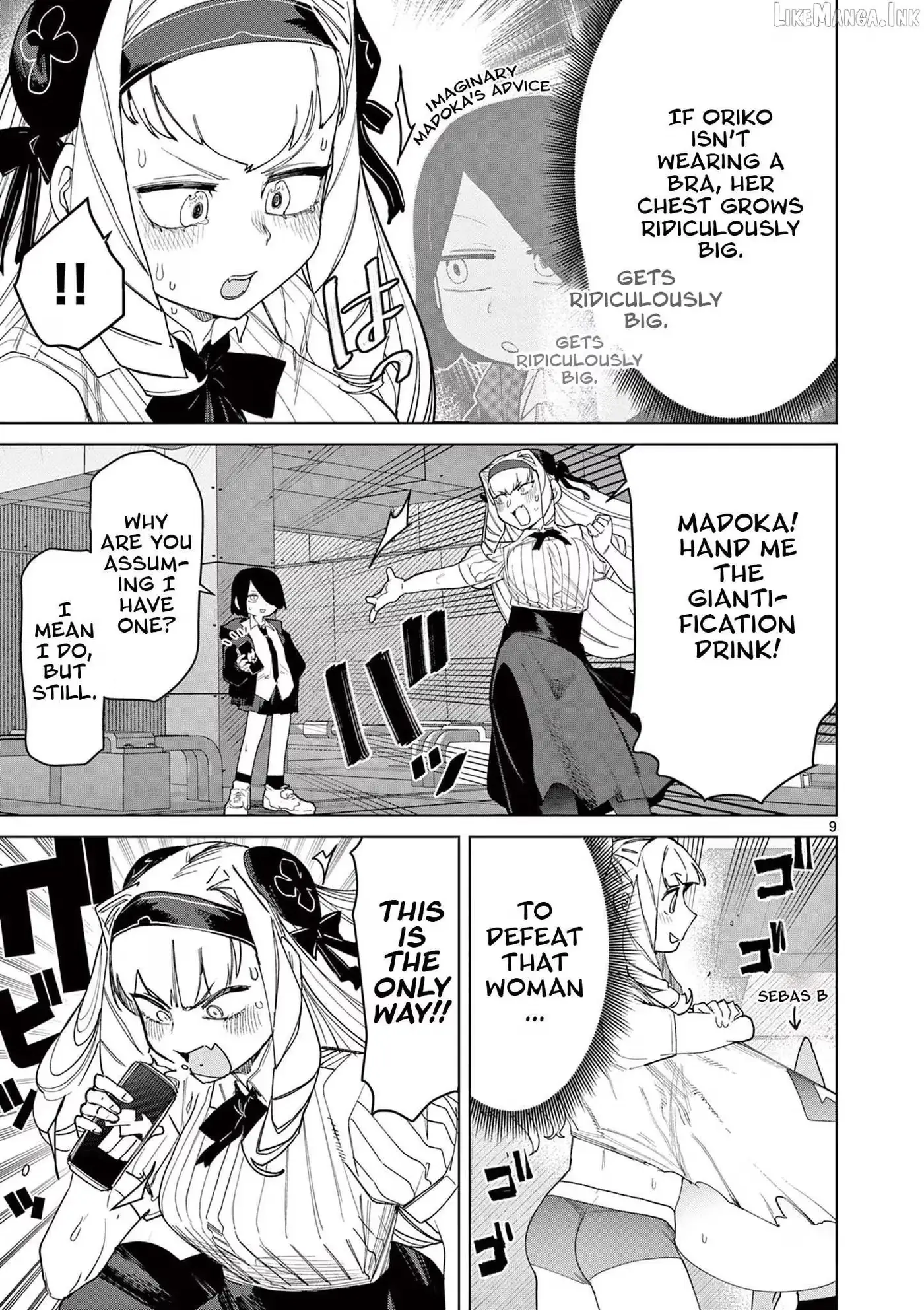 Giant Ojō-sama Chapter 146 page 9 - 