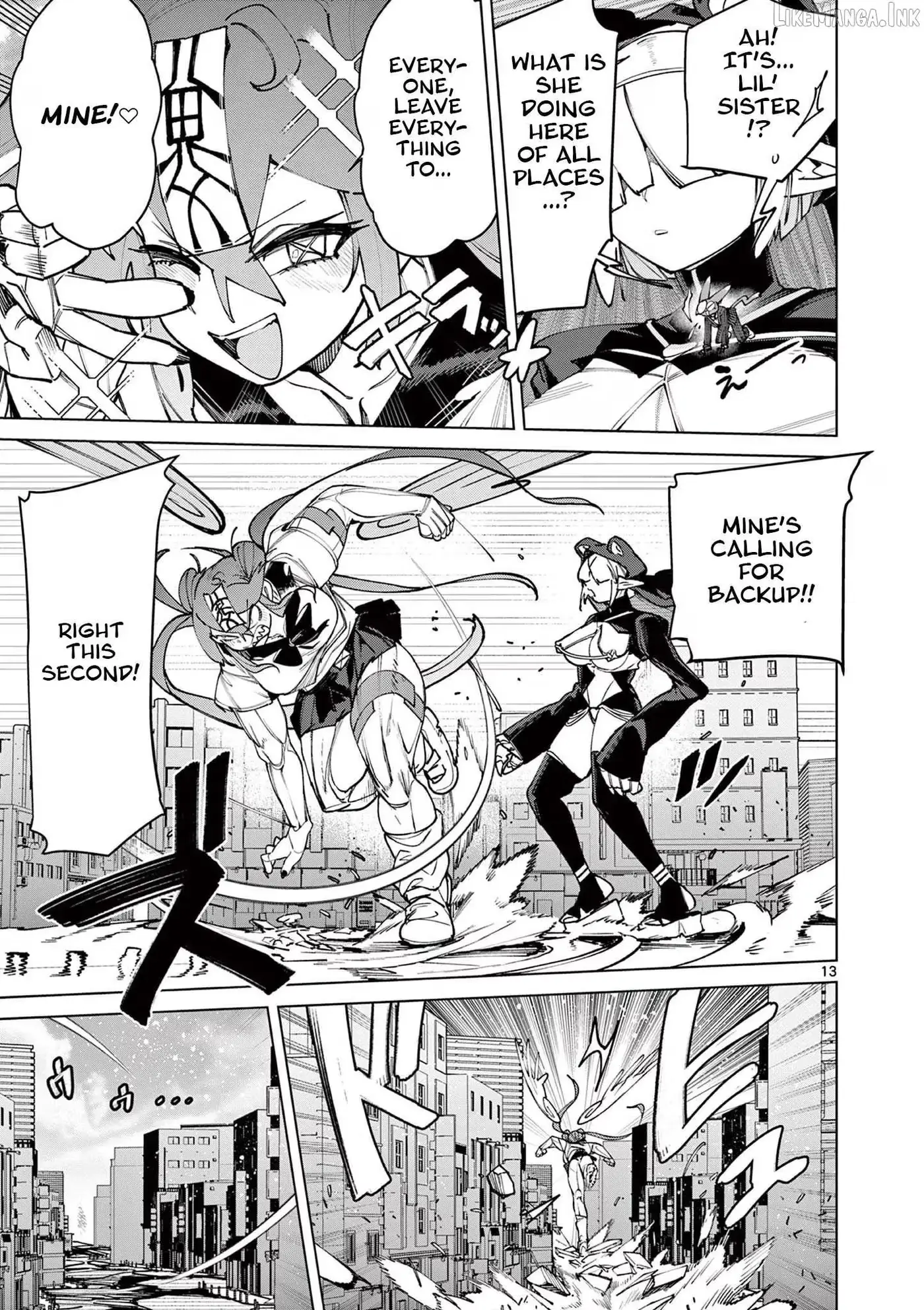 Giant Ojō-sama Chapter 149 page 13 - 