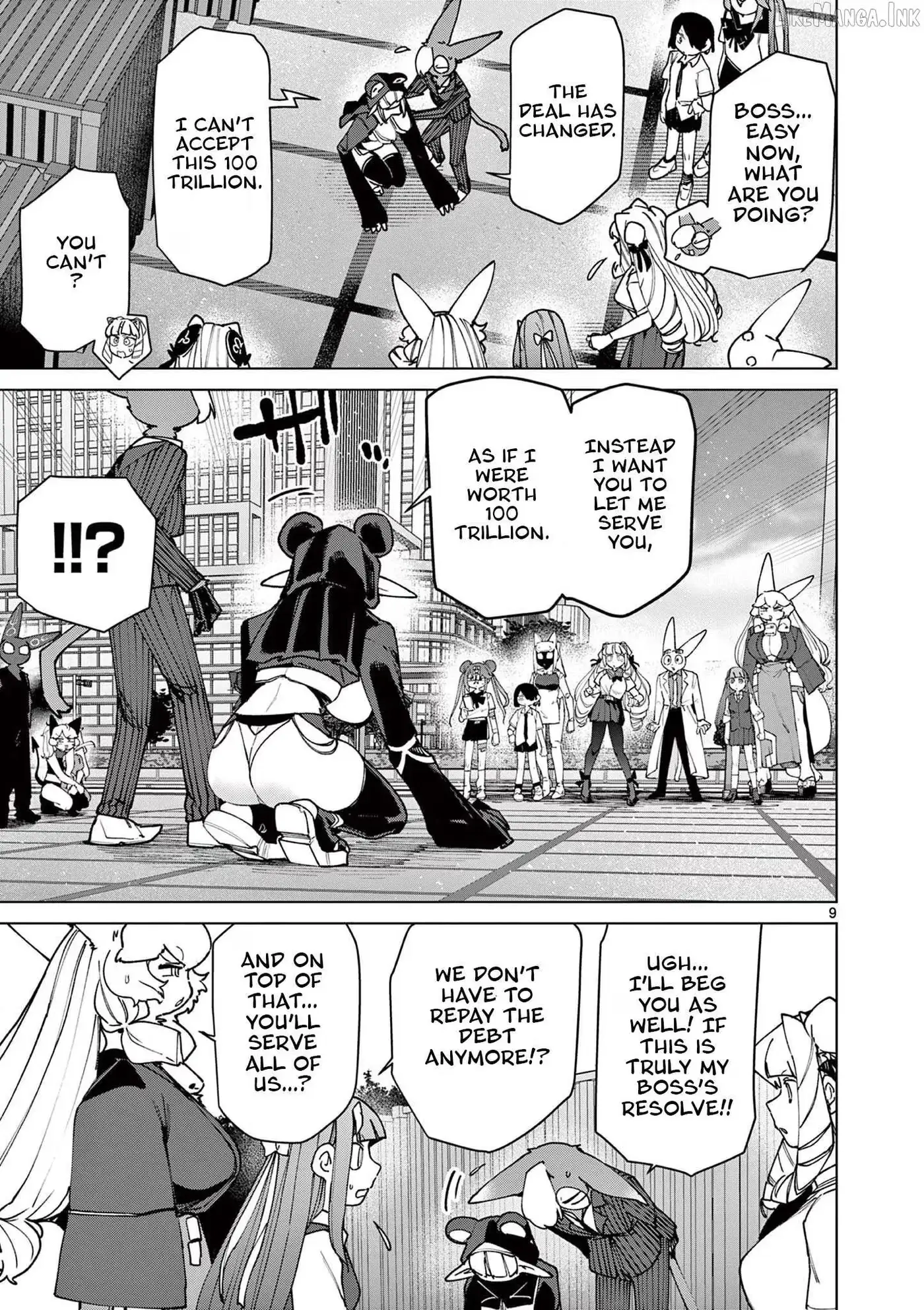 Giant Ojō-sama Chapter 150 page 9 - 