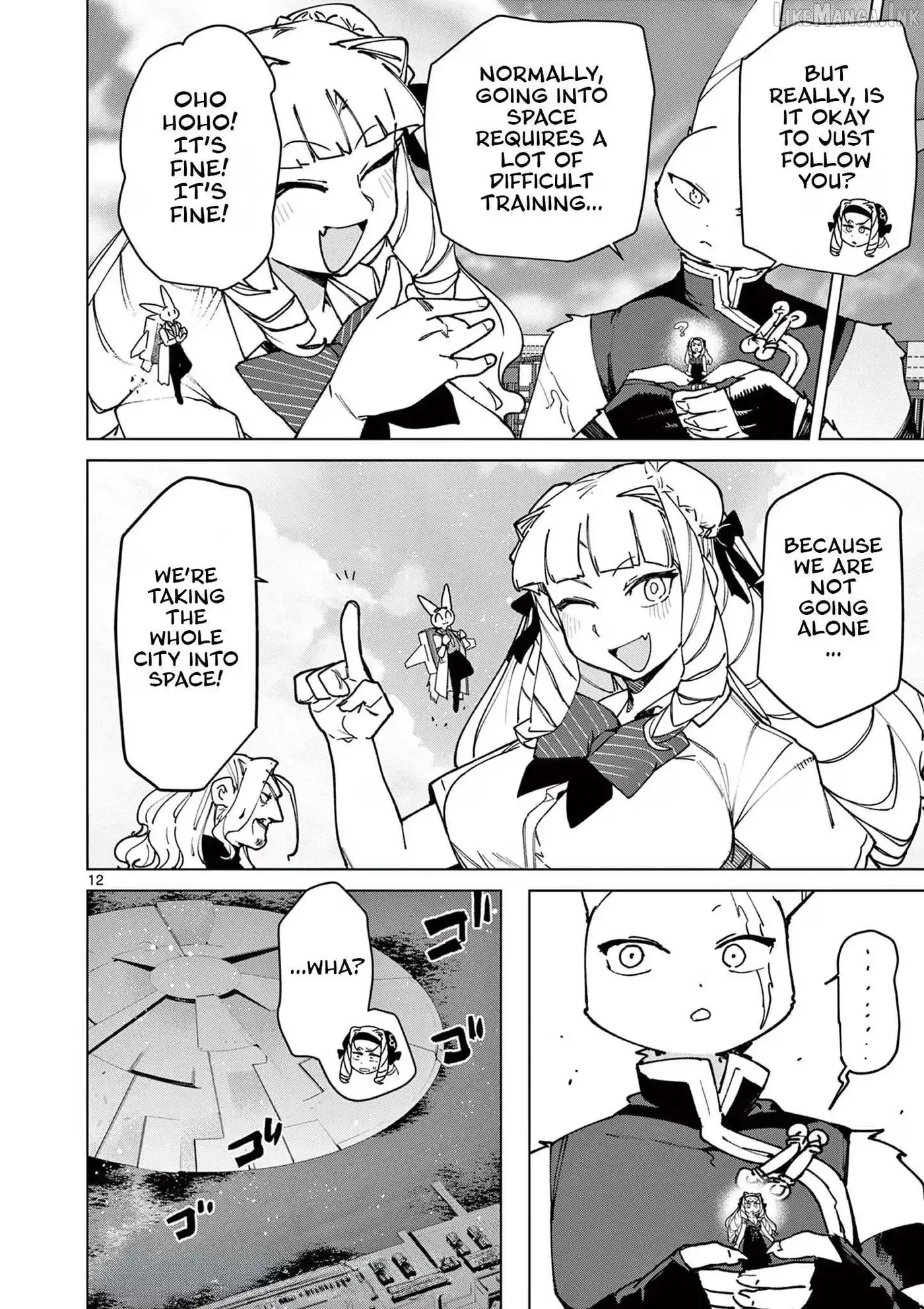 Giant Ojō-sama Chapter 151 page 12 - 