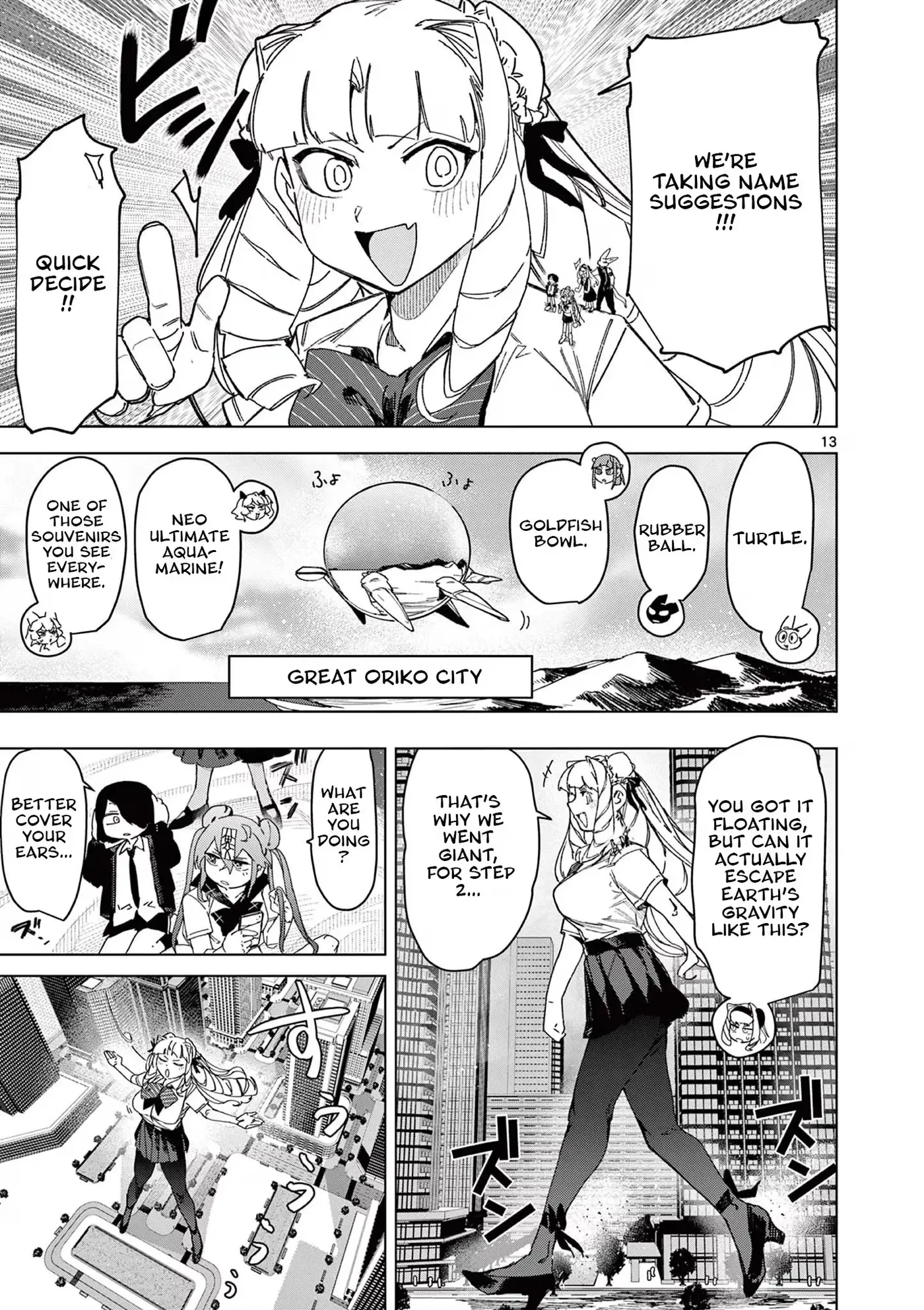 Giant Ojō-sama Chapter 152 page 13 - 