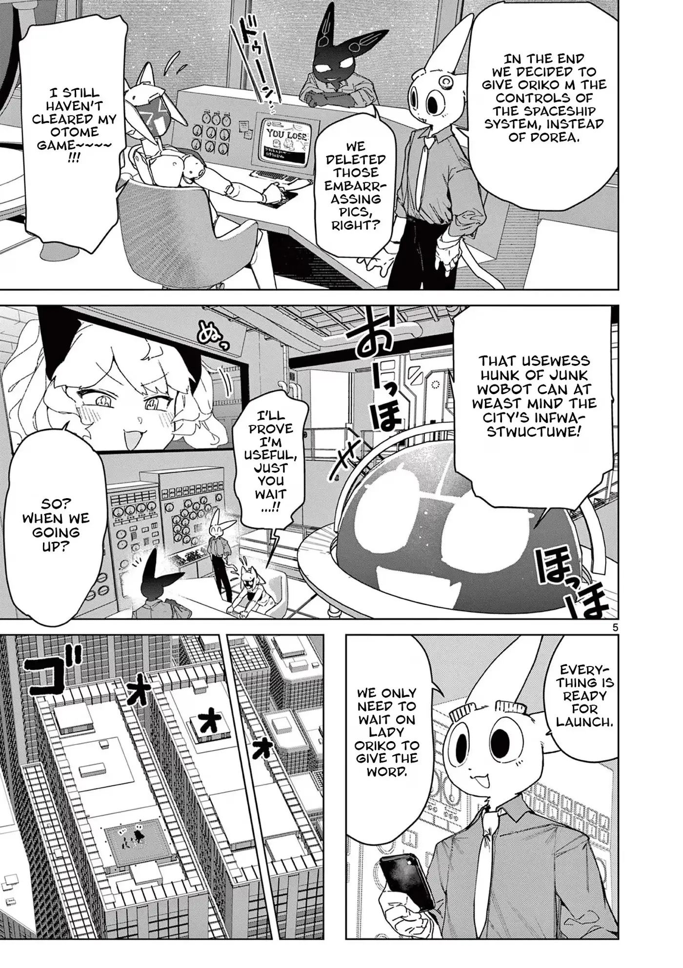 Giant Ojō-sama Chapter 152 page 5 - 