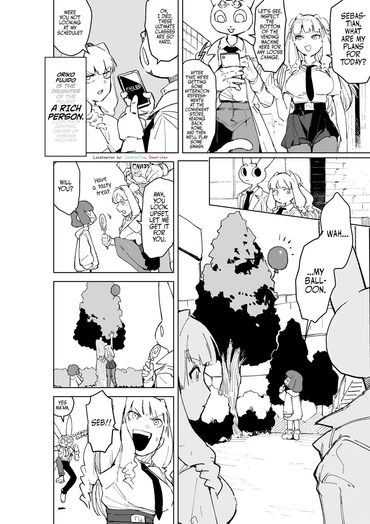 Giant Ojō-sama Chapter 2.6 page 2 - 
