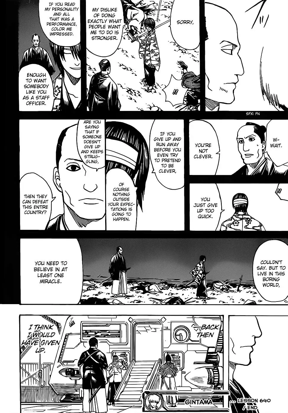 Gin Tama Chapter 640 page 18 - 