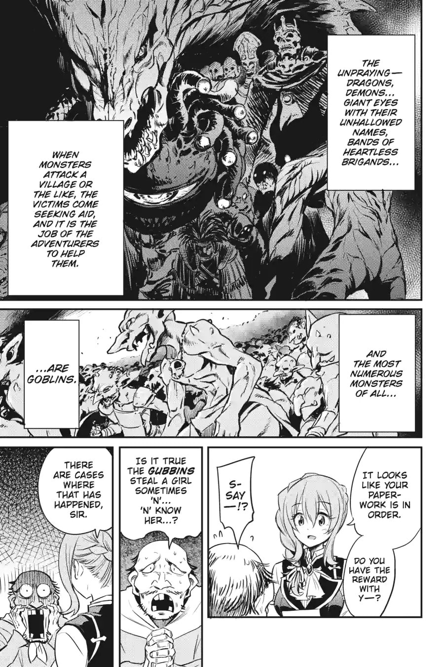 Goblin Slayer Chapter 3.1 page 13 - 