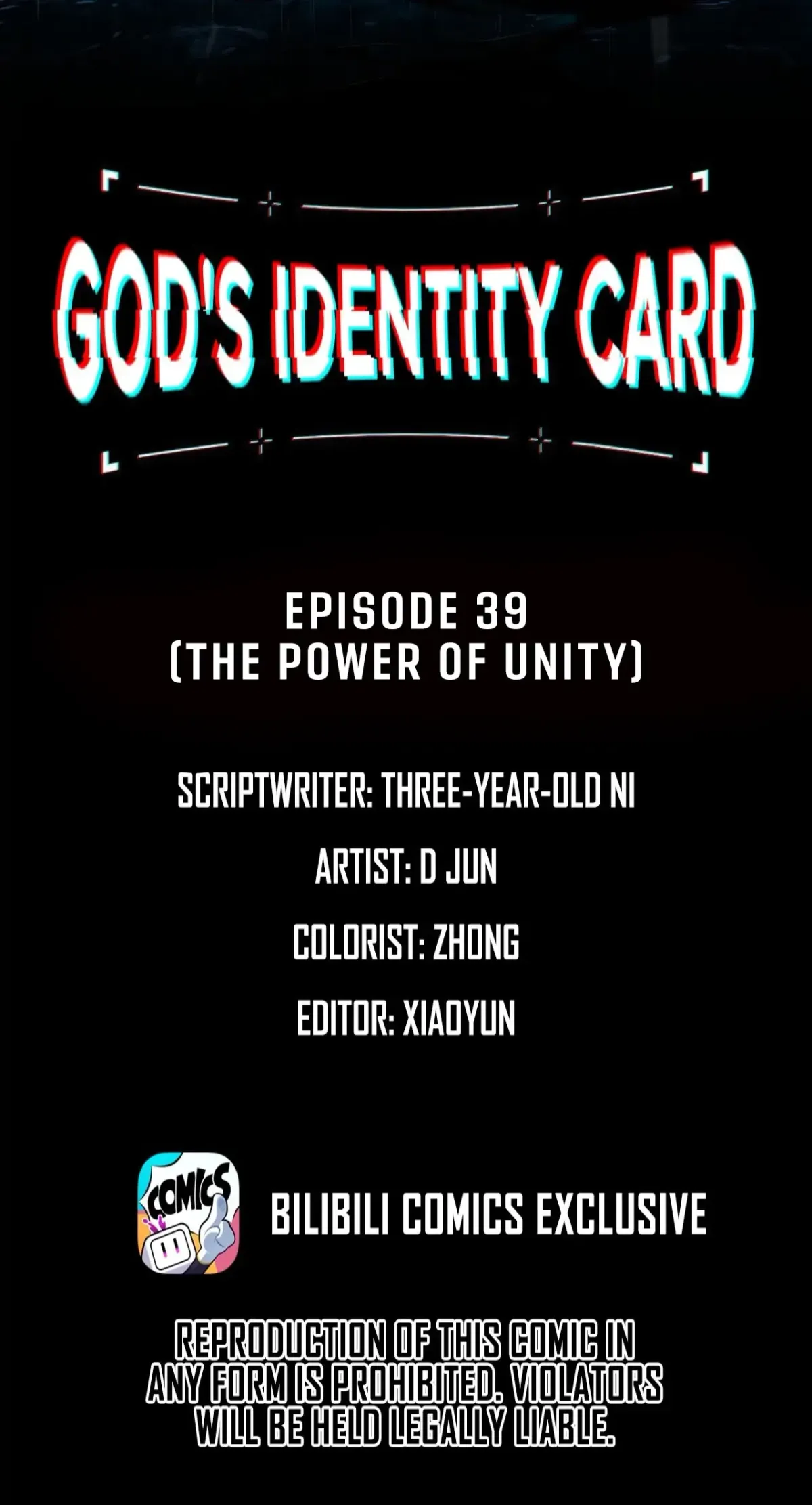 God's Identity Card Chapter 39 page 2 - 
