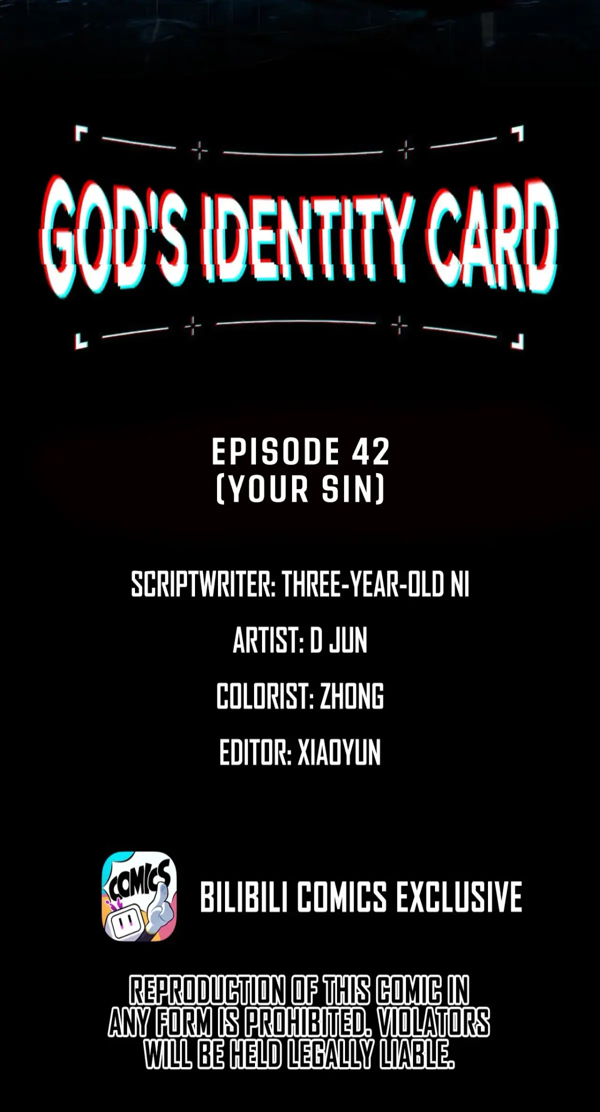 God's Identity Card Chapter 42 page 2 - 