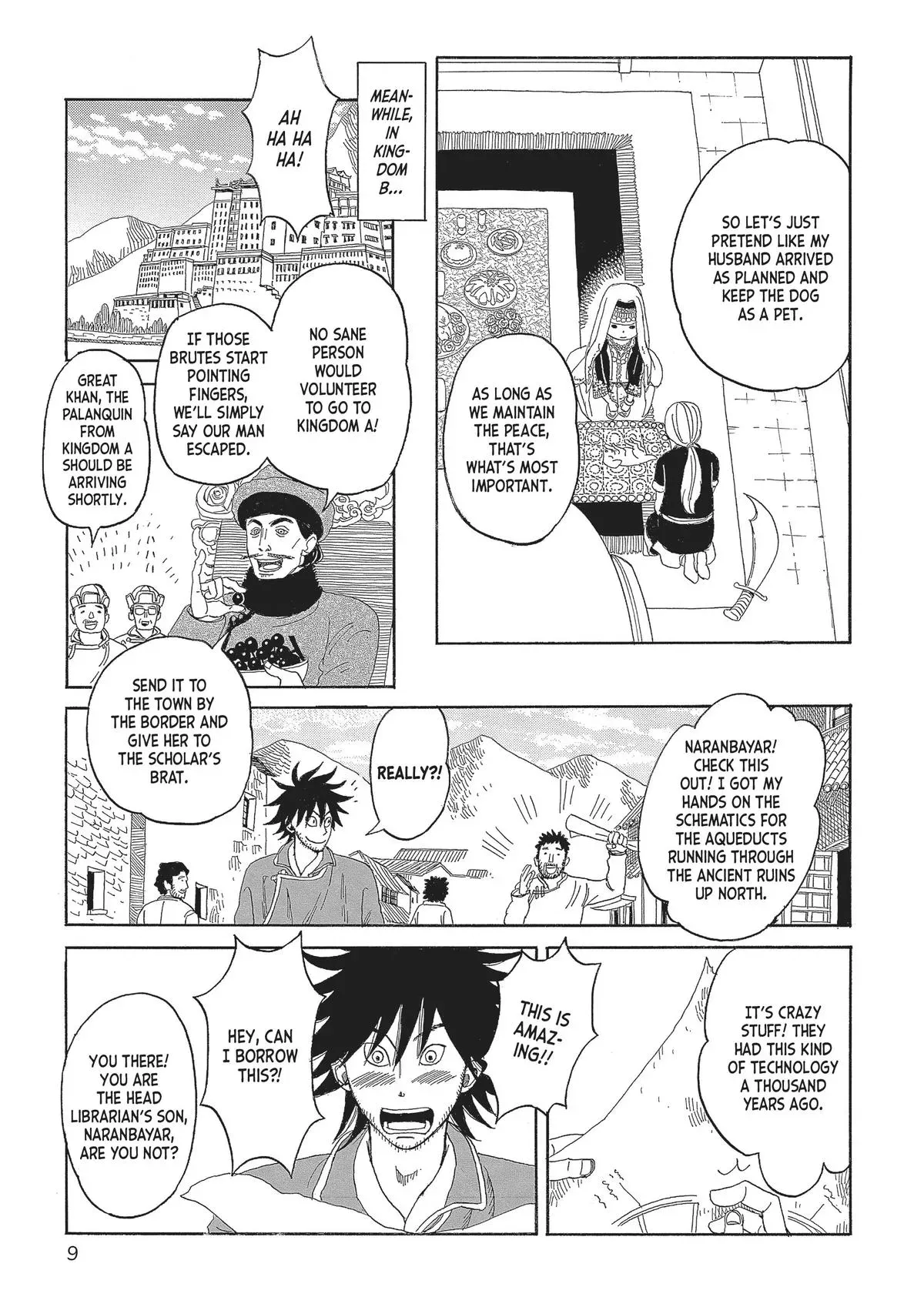 Gold Kingdom and Water Kingdom Chapter 1 page 9 - 
