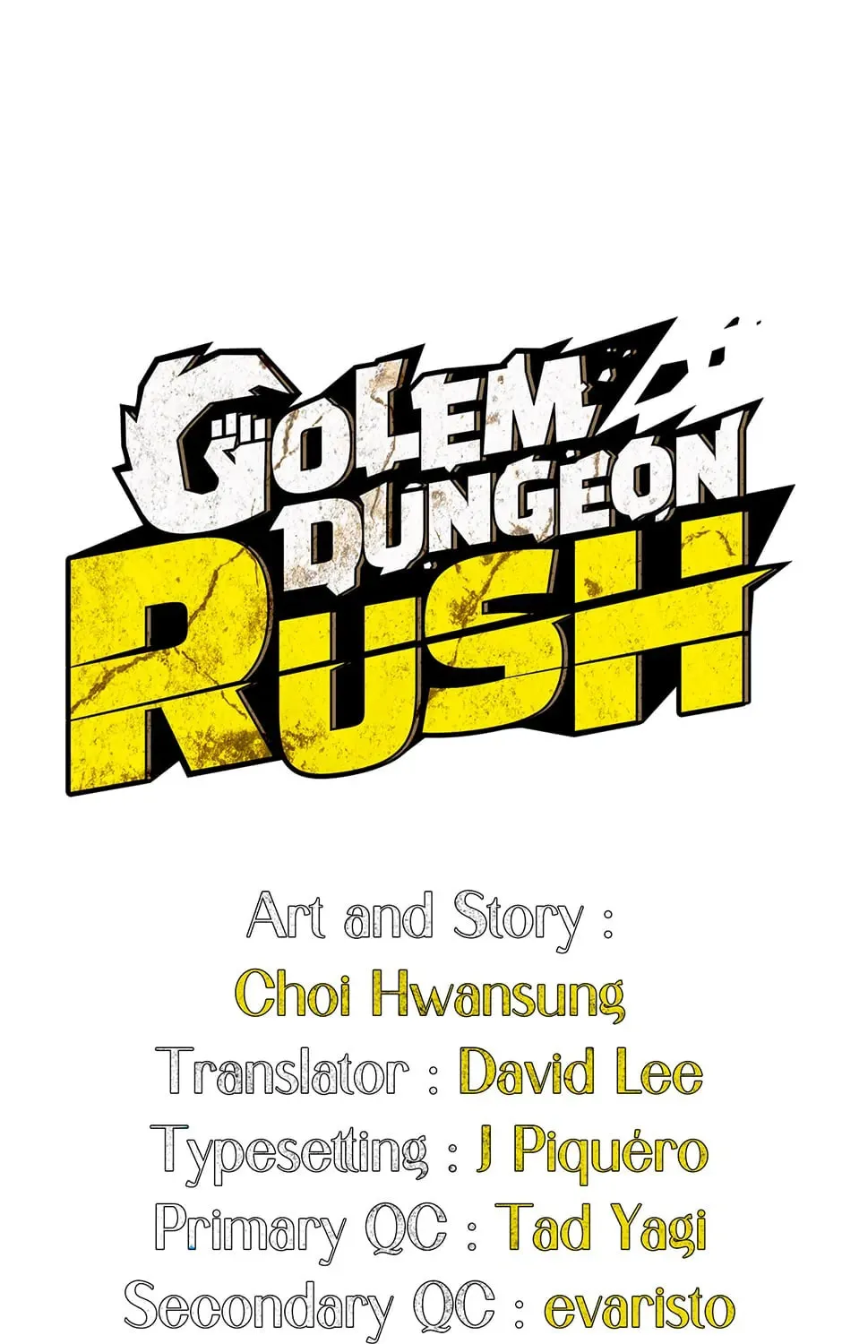 Golem Dungeon Rush Chapter 44 page 1 - 