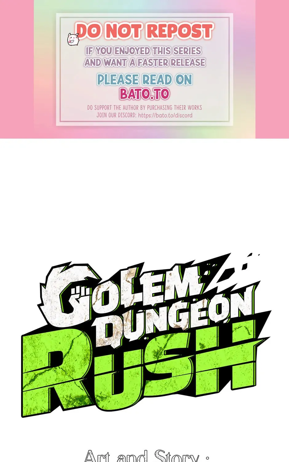 Golem Dungeon Rush Chapter 64 page 1 - 