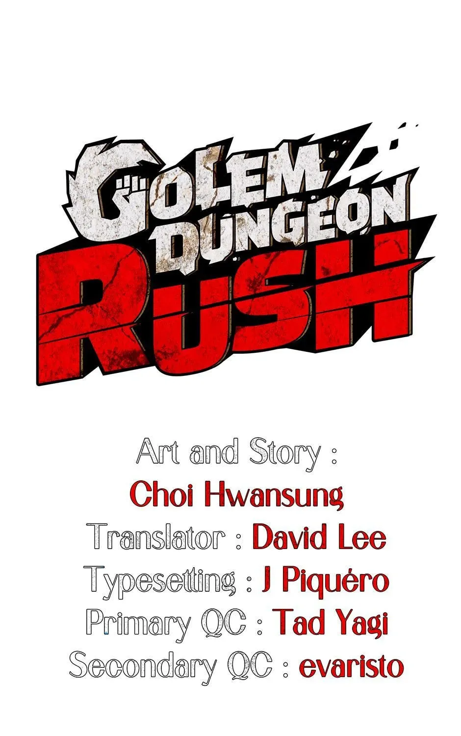 Golem Dungeon Rush Chapter 72 page 1 - 