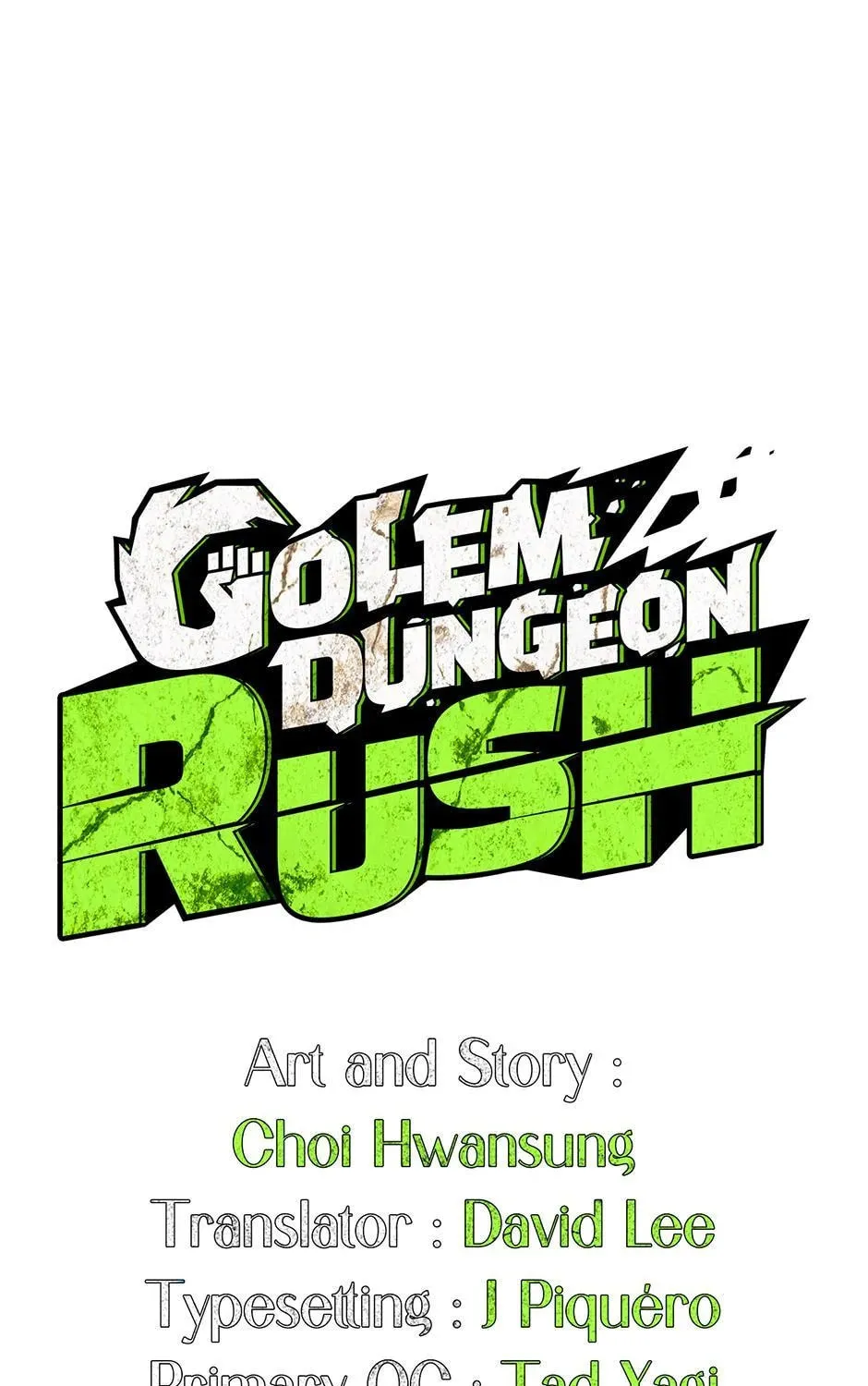 Golem Dungeon Rush Chapter 74 page 1 - 