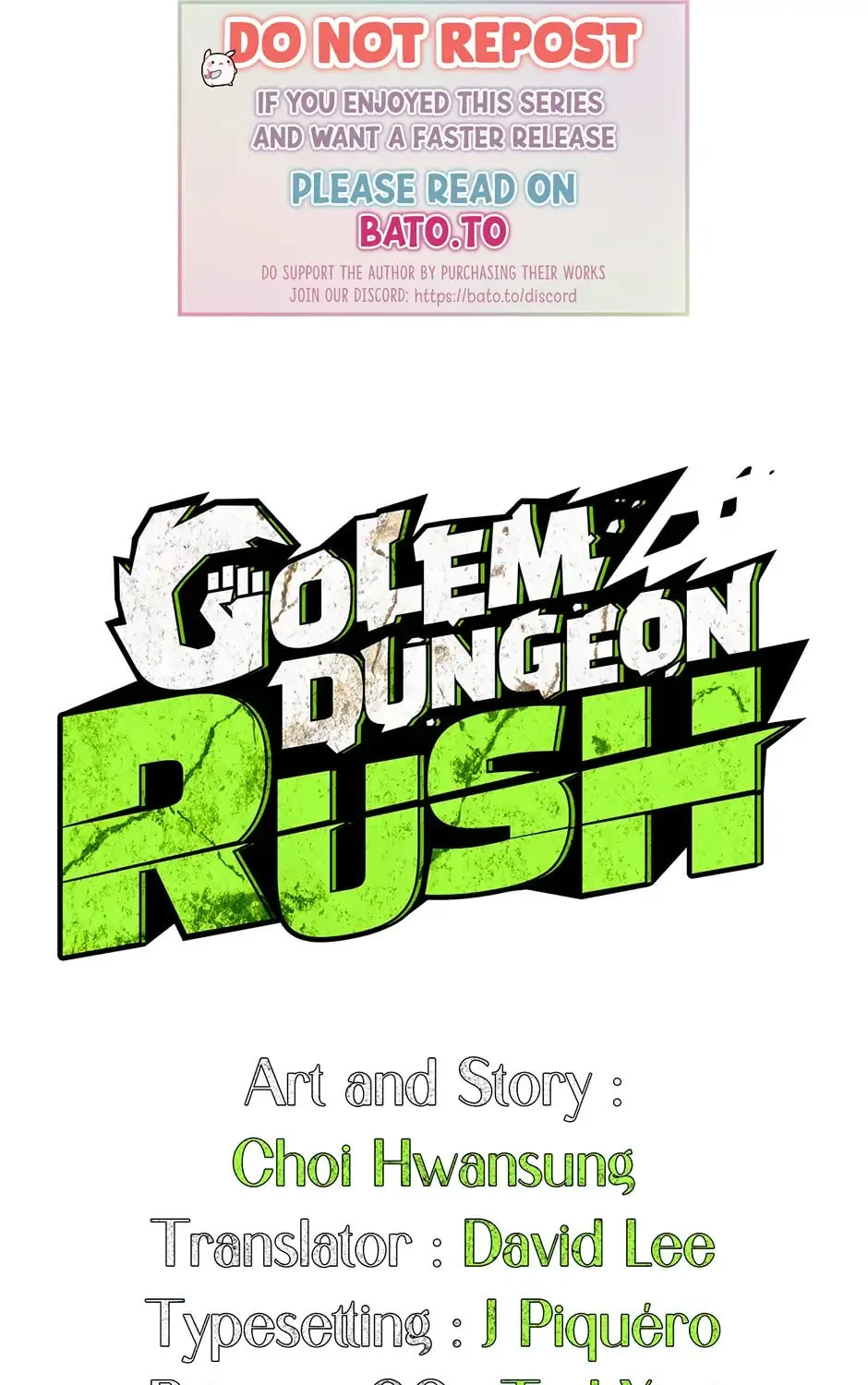 Golem Dungeon Rush Chapter 83 page 1 - 