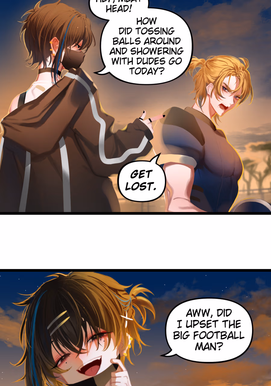 Goth Boy and the Jock Chapter 1 page 2 - 