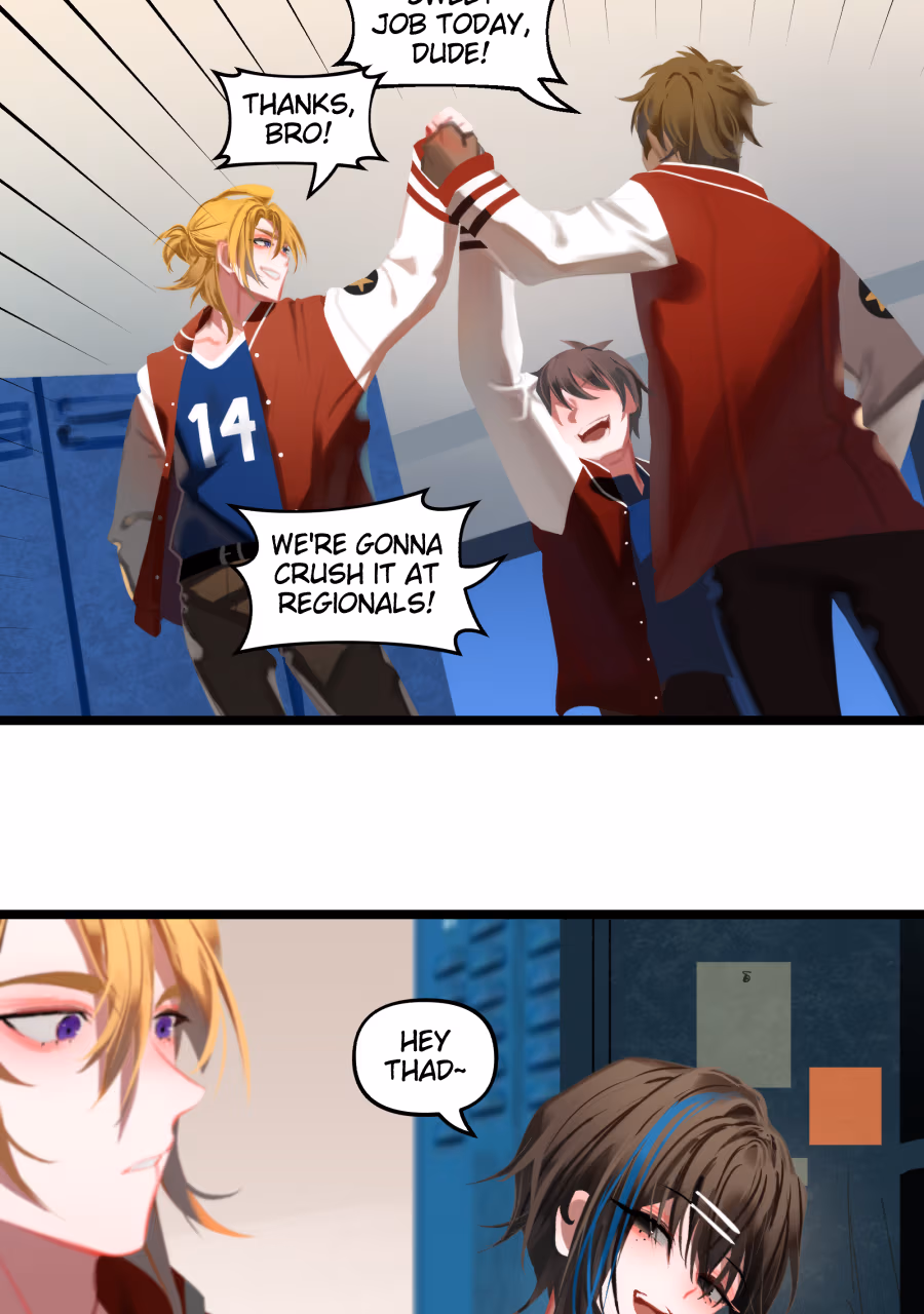 Goth Boy and the Jock Chapter 2 page 2 - 