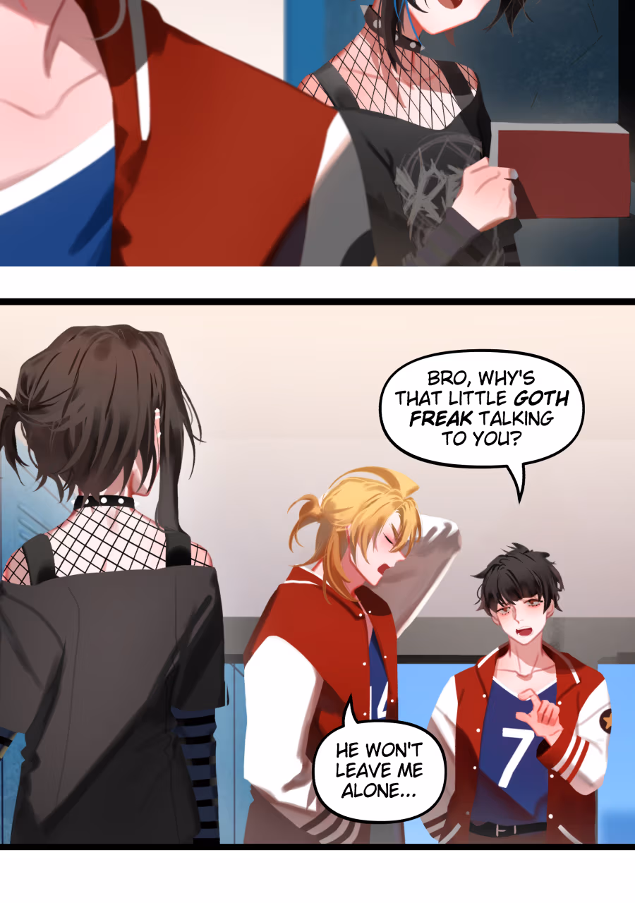 Goth Boy and the Jock Chapter 2 page 3 - 