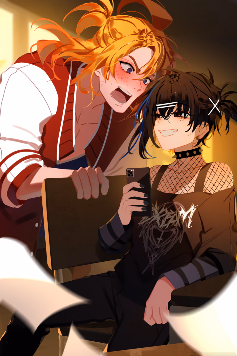 Goth Boy and the Jock Chapter 6 page 22 - 