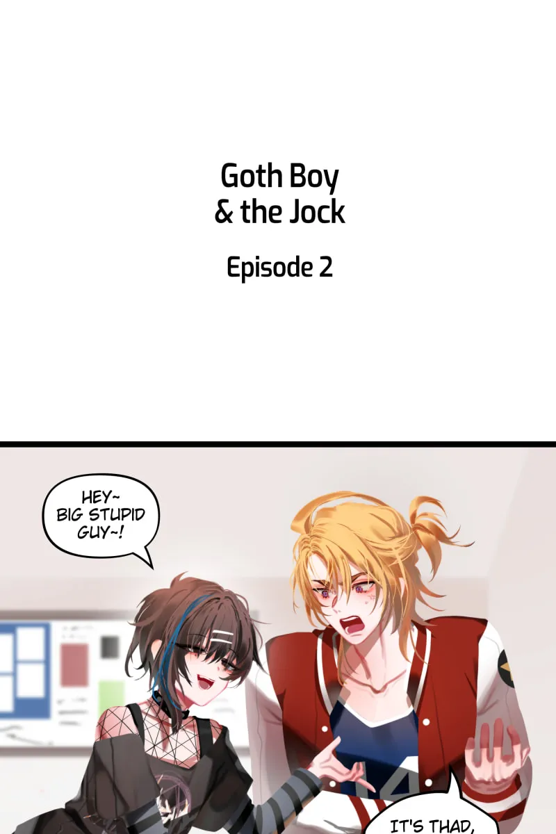 Goth Boy & The Jock Chapter 2 page 1 - 