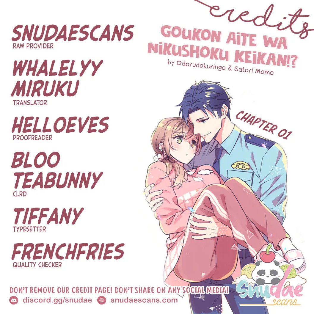 Goukon Aite wa Nikushoku Keikan?! Chapter 1 page 2 - 