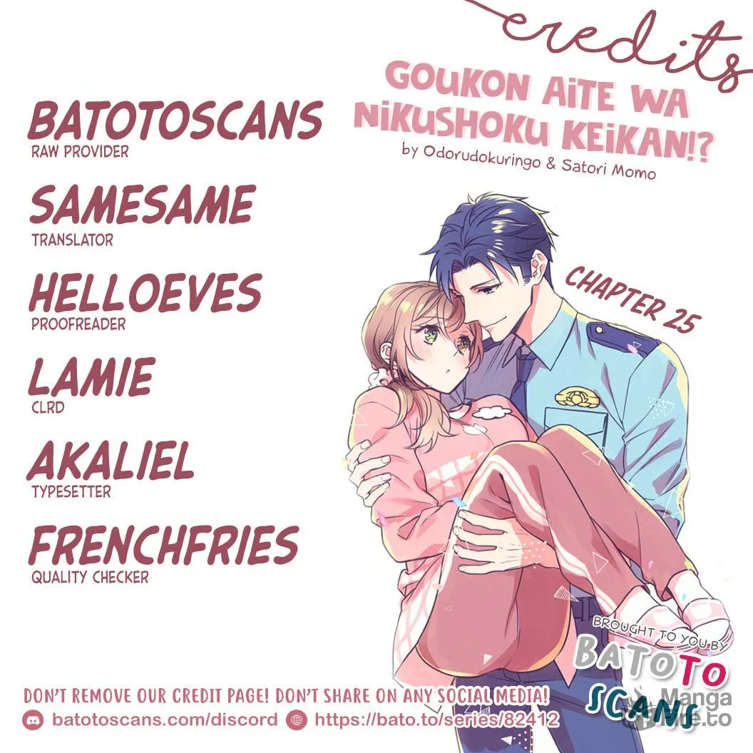 Goukon Aite wa Nikushoku Keikan?! Chapter 25 page 3 - 
