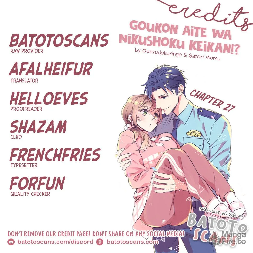 Goukon Aite wa Nikushoku Keikan?! Chapter 27 page 3 - 