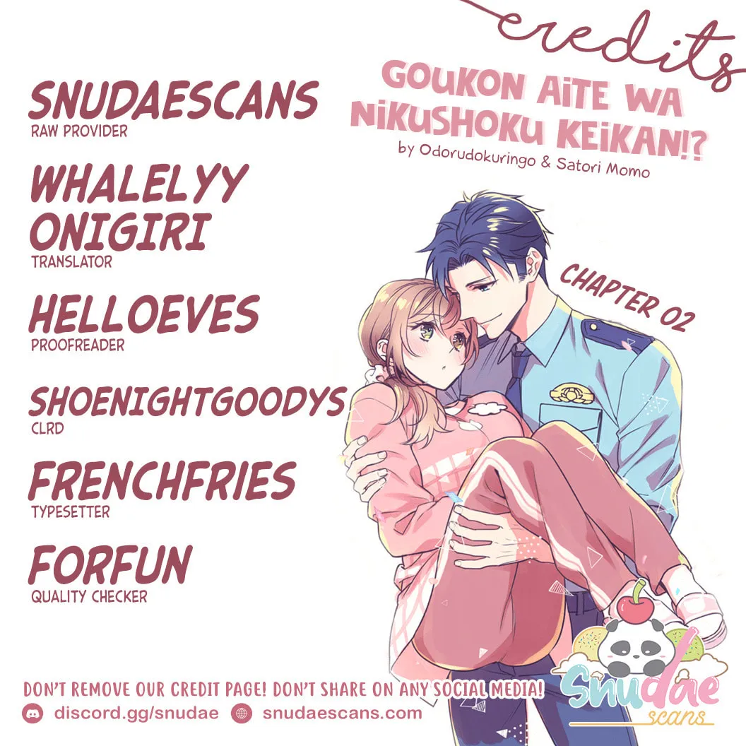 Goukon Aite wa Nikushoku Keikan?! Chapter 3 page 2 - 
