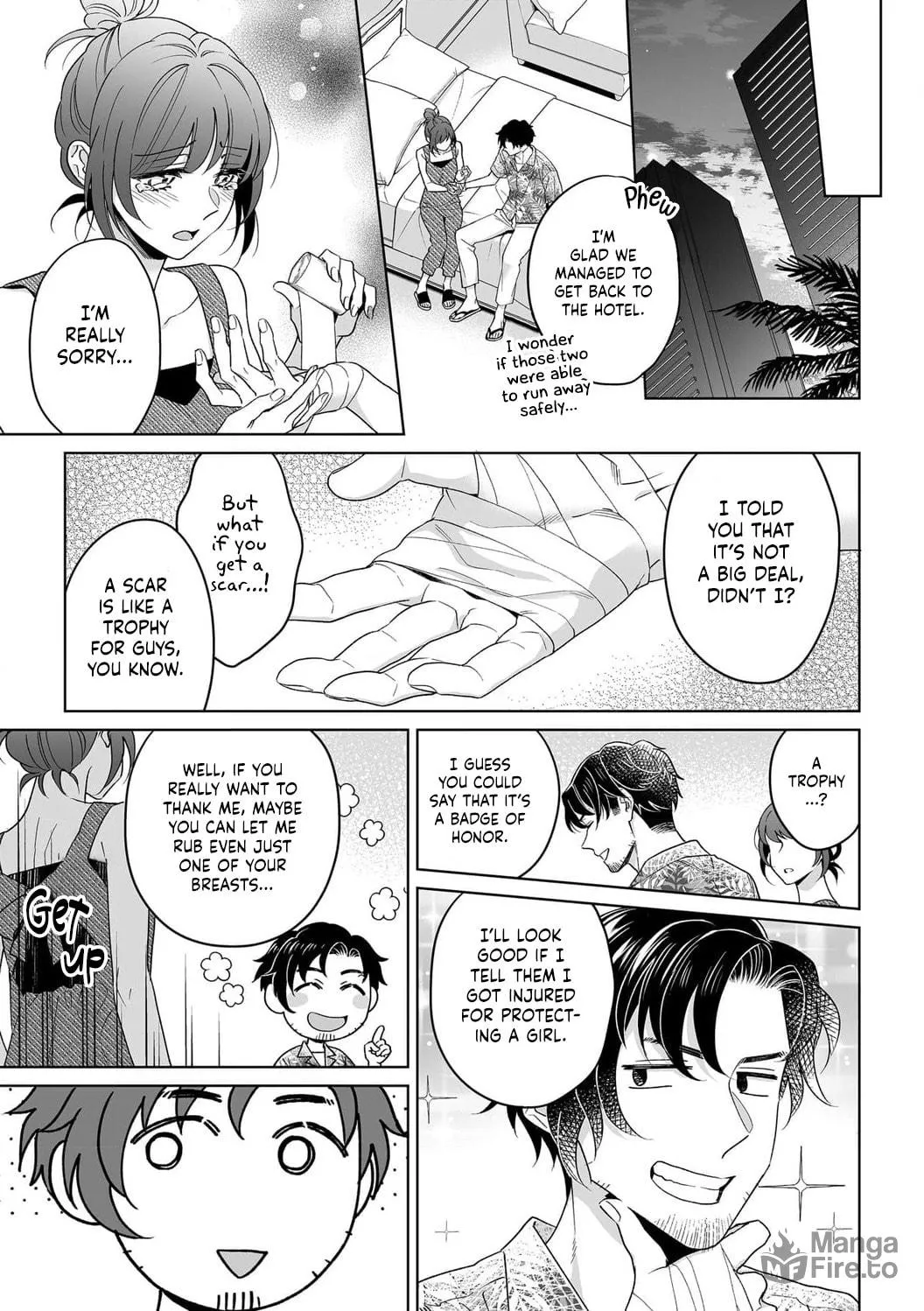 Goukon Aite wa Nikushoku Keikan?! Chapter 34 page 18 - 