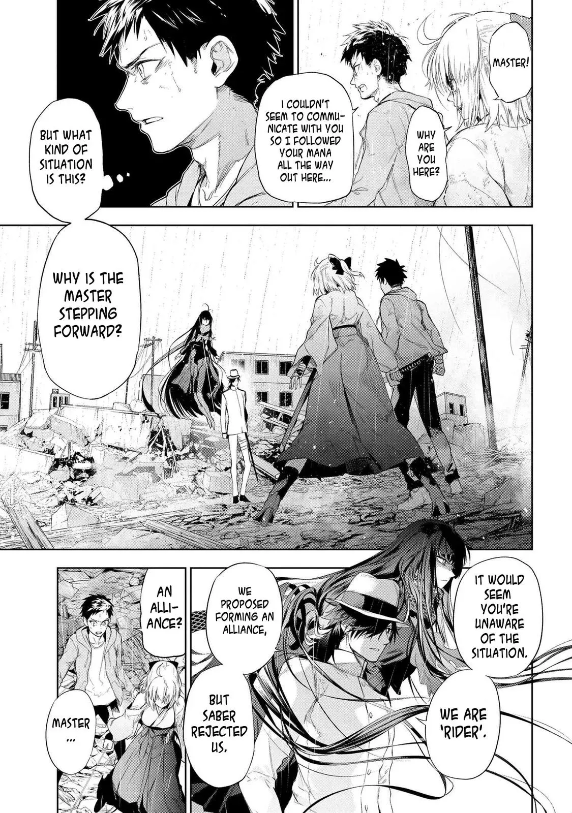 Grail Mystery in the Imperial Capital - Fate/type Redline Chapter 12.1 page 1 - 