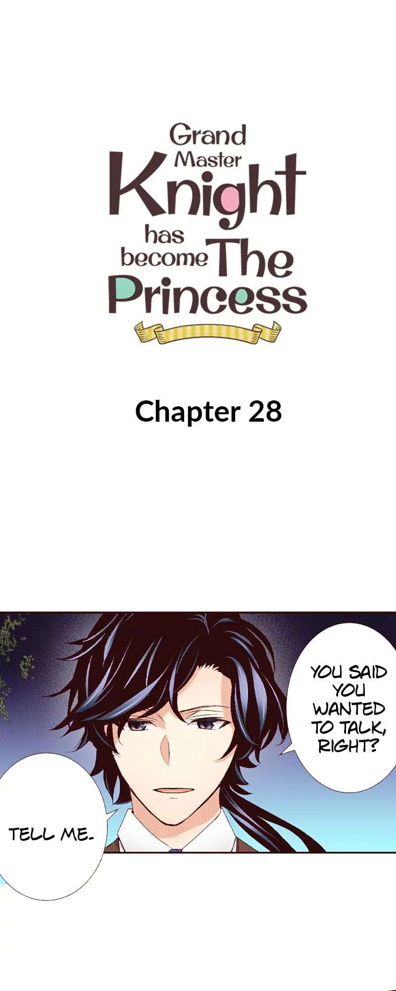 Grand Master Knight Has Become the Princess Chapter 28 page 1 - 