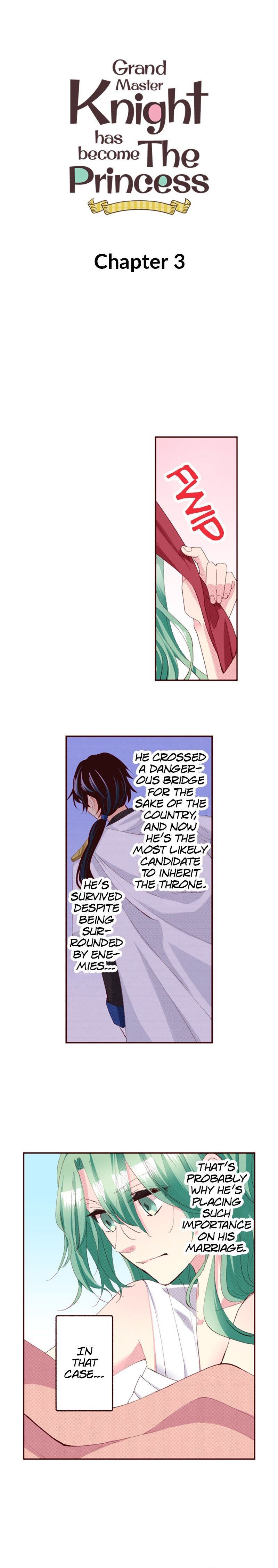 Grand Master Knight Has Become the Princess Chapter 3 page 1 - 