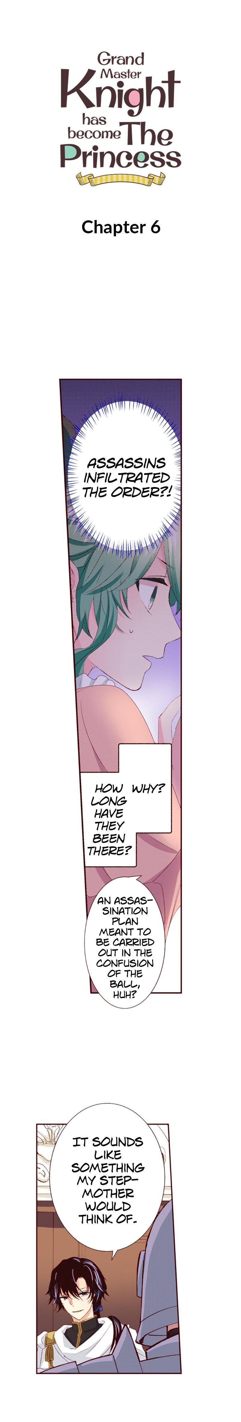 Grand Master Knight Has Become the Princess Chapter 6 page 1 - 