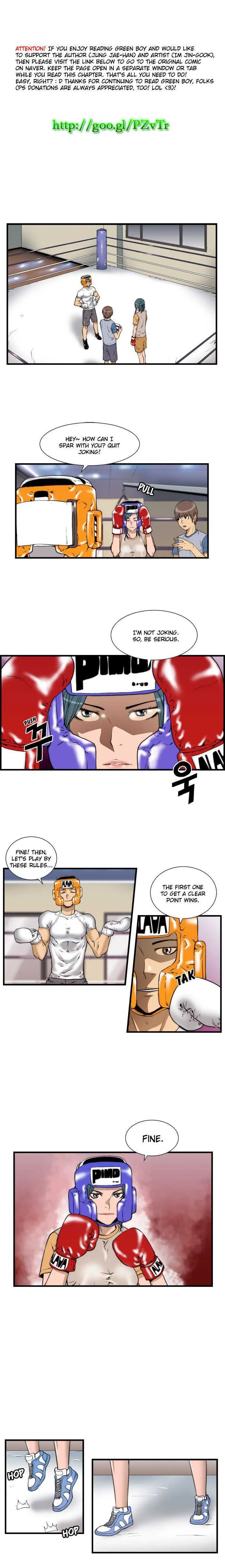 Green Boy: Shouting to You Chapter 13 page 1 - 