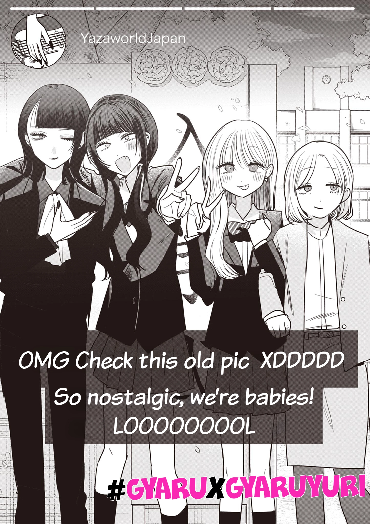 #Gyaru to Gyaru no Yuri Chapter 17 page 1 - 