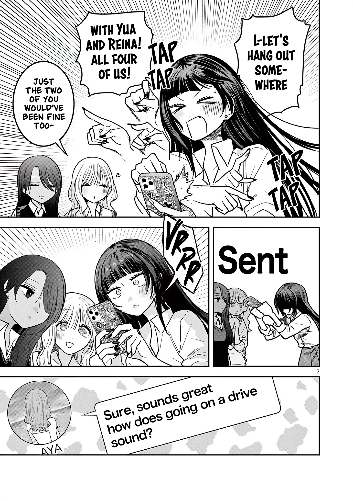 #Gyaru to Gyaru no Yuri Chapter 17 page 7 - 