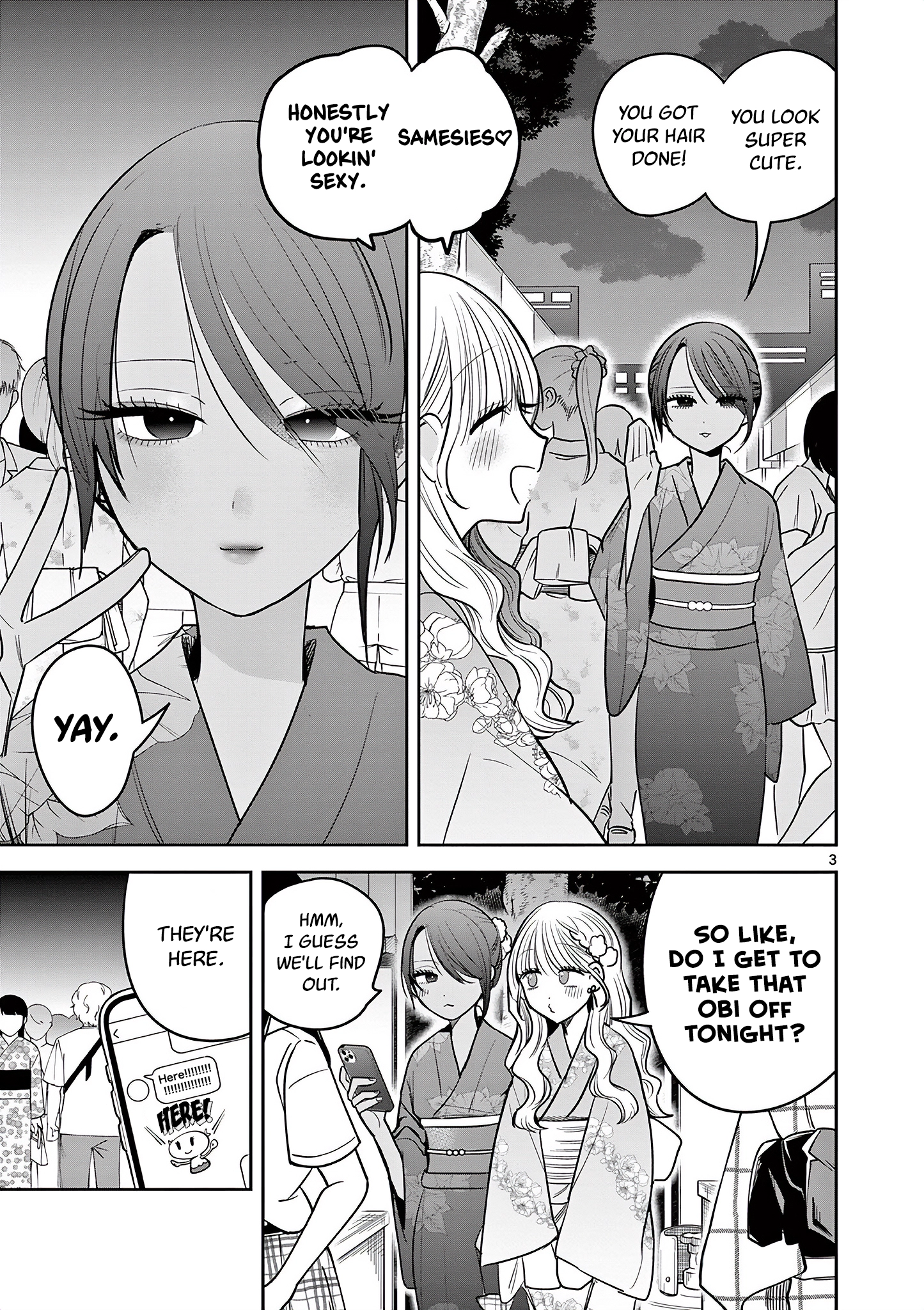 #Gyaru to Gyaru no Yuri Chapter 21 page 3 - 