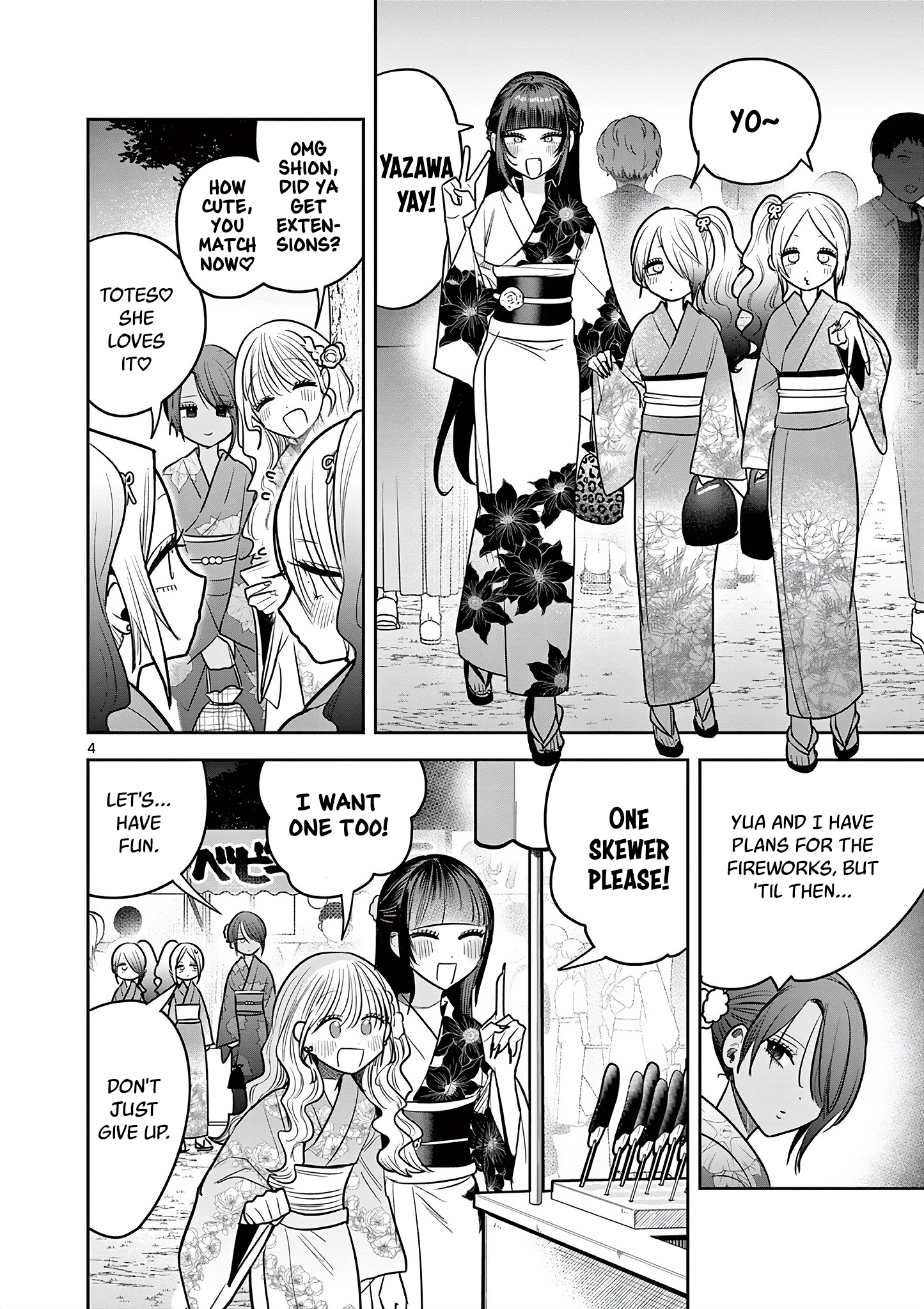 #Gyaru to Gyaru no Yuri Chapter 21 page 4 - 