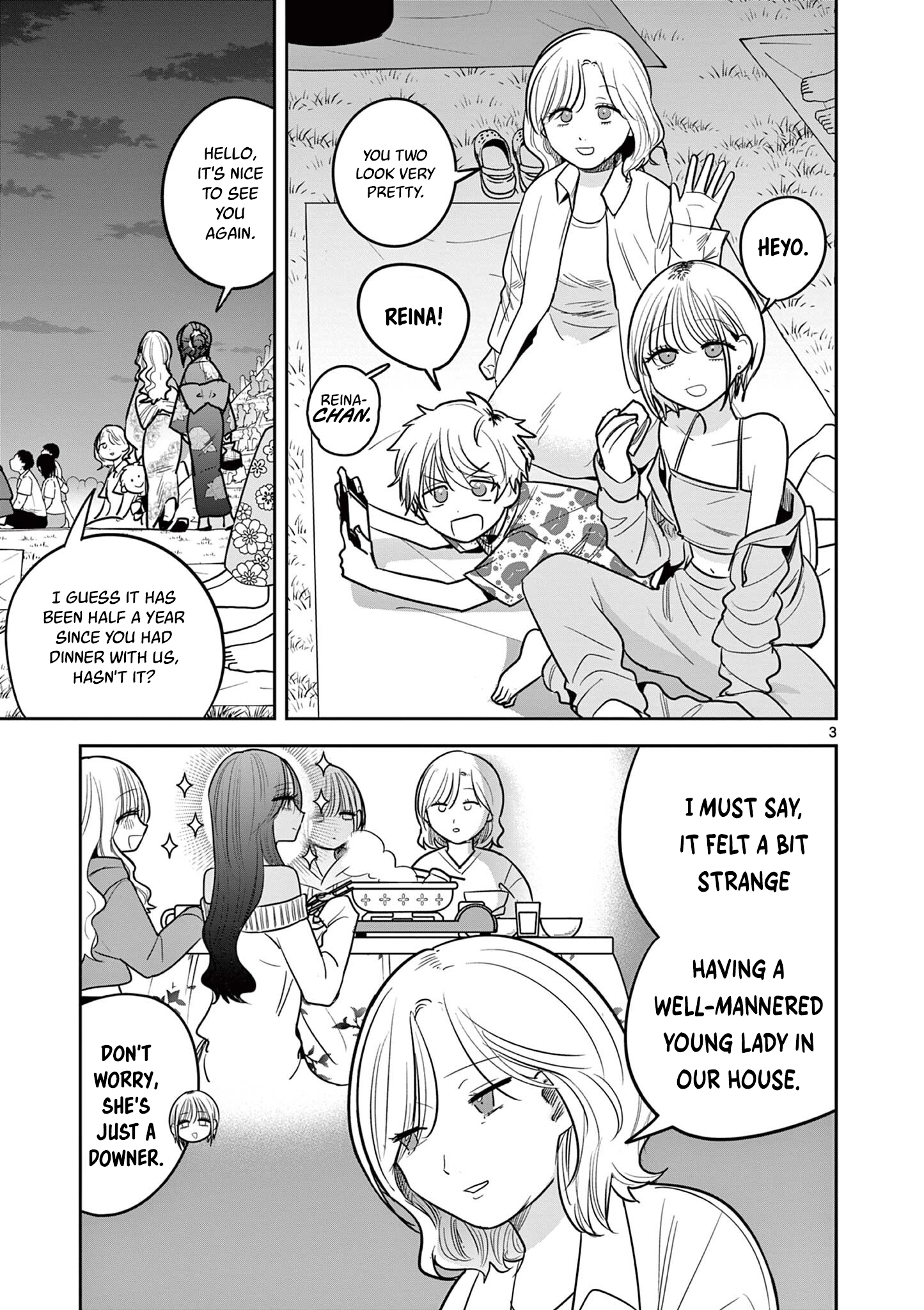 #Gyaru to Gyaru no Yuri Chapter 22 page 3 - 